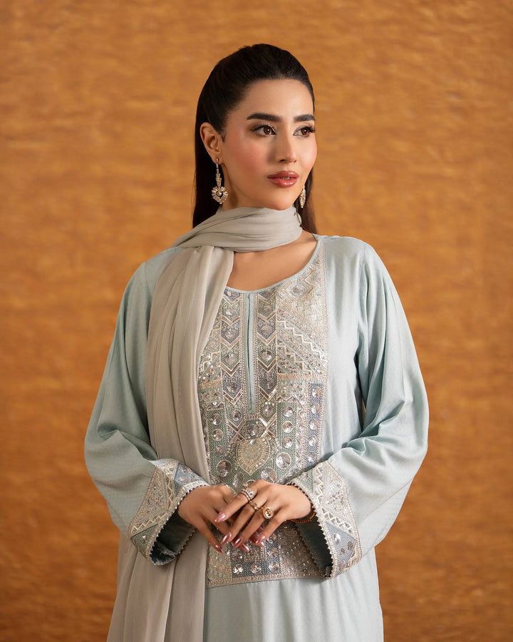 Imported Dabbi Silk 3PC | 1341 Sha Posh Textile