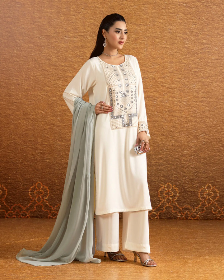 Imported Dabbi Silk 3PC | 1341 Sha Posh Textile
