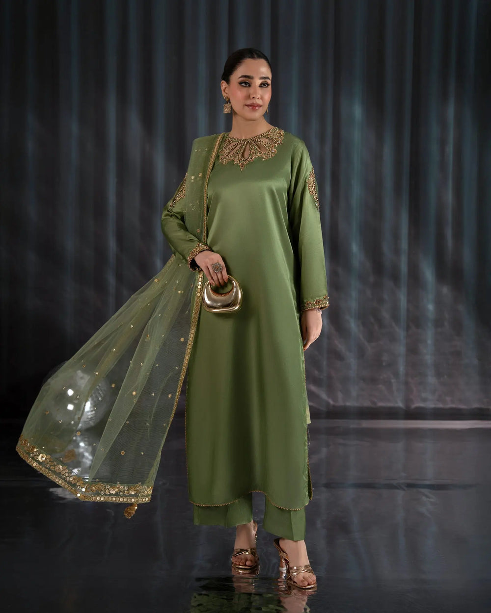 Imported Silk 3PC | 1171 Sha Posh Textile