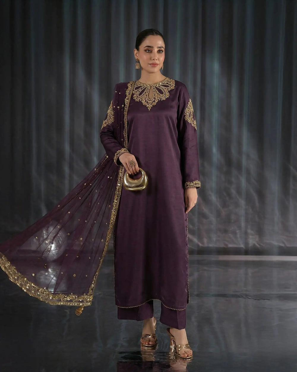 Imported Silk 3PC | 1171 Sha Posh Textile