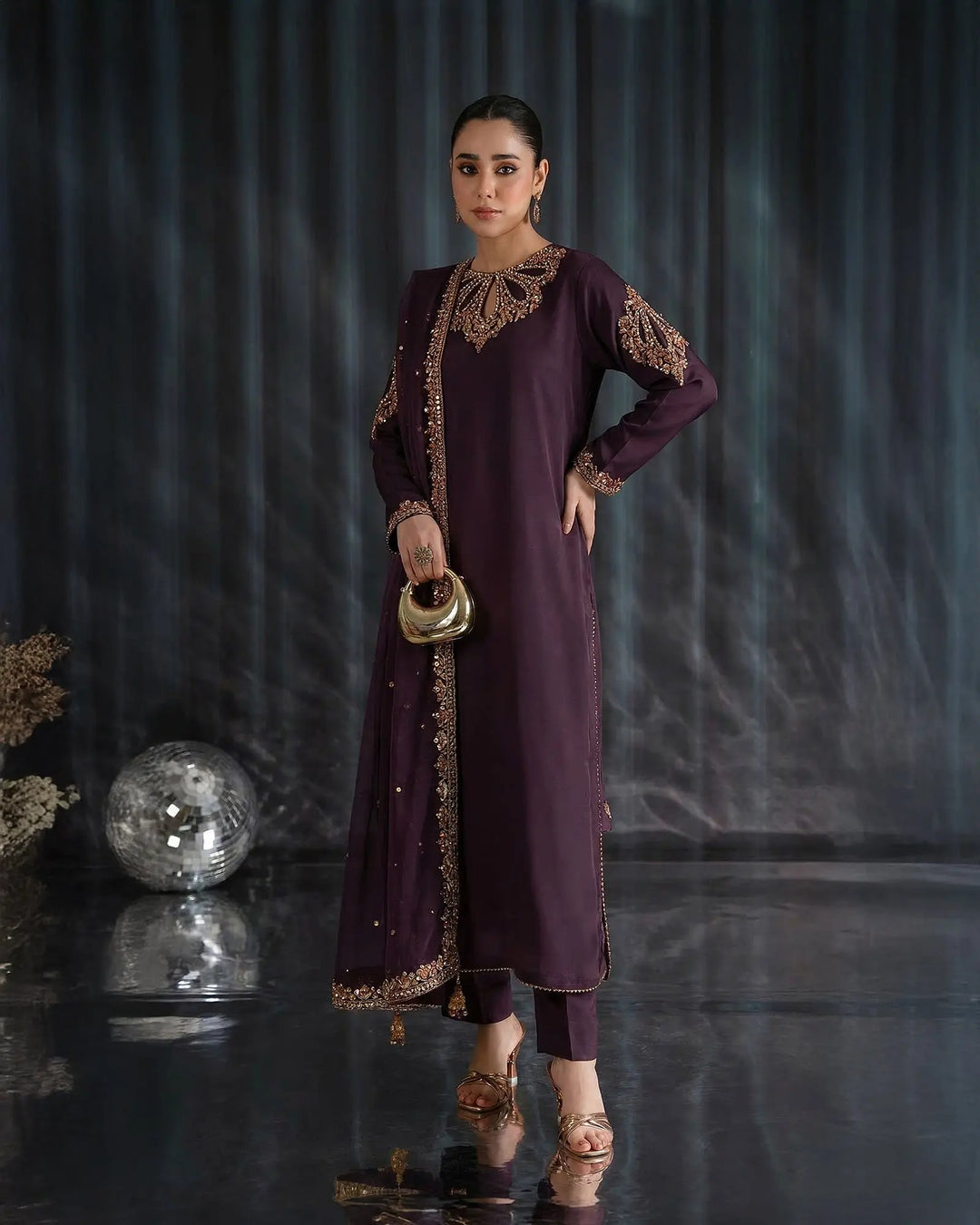 Imported Silk 3PC | 1171 Sha Posh Textile