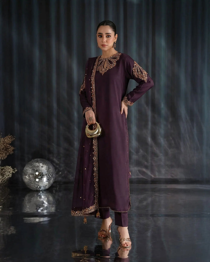 Imported Silk 3PC | 1171 Sha Posh Textile
