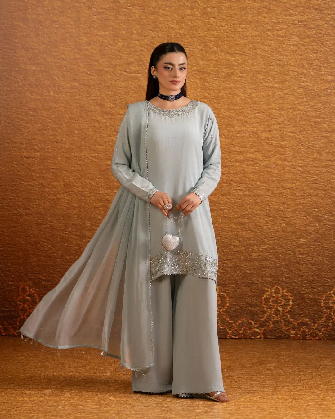 Imported Silk 3PC | 1205 Sha Posh Textile