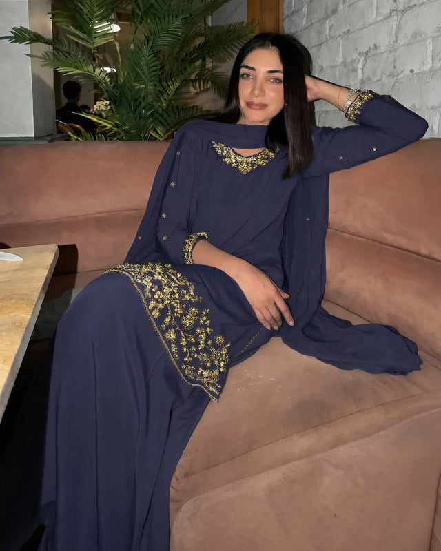 Imported Silk 3PC | 1205 Sha Posh Textile
