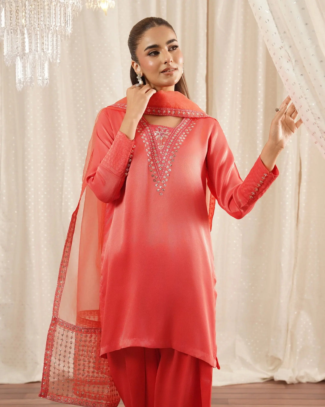 Imported Silk 3PC | 1331 Sha Posh Textile