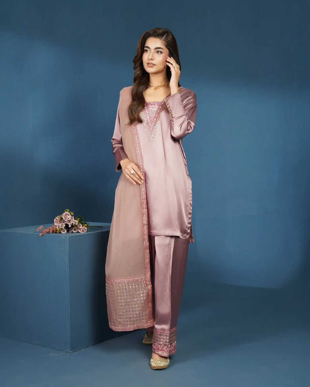 Imported Silk 3PC | 1331 Sha Posh Textile