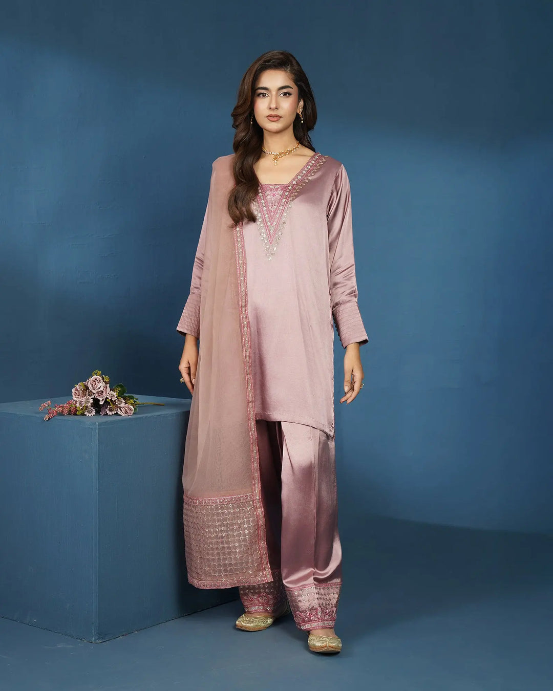 Imported Silk 3PC | 1331 Sha Posh Textile