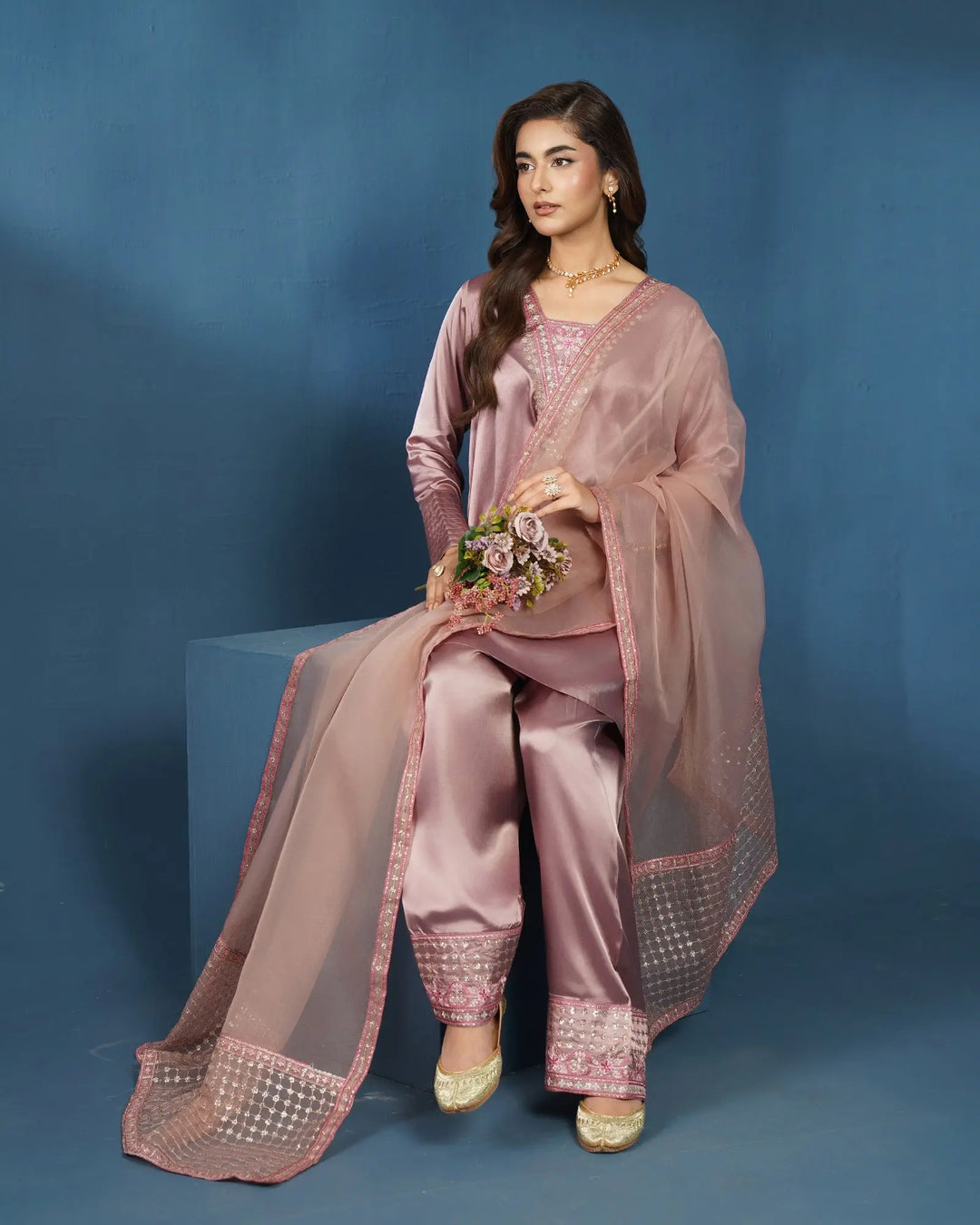 Imported Silk 3PC | 1331 Sha Posh Textile