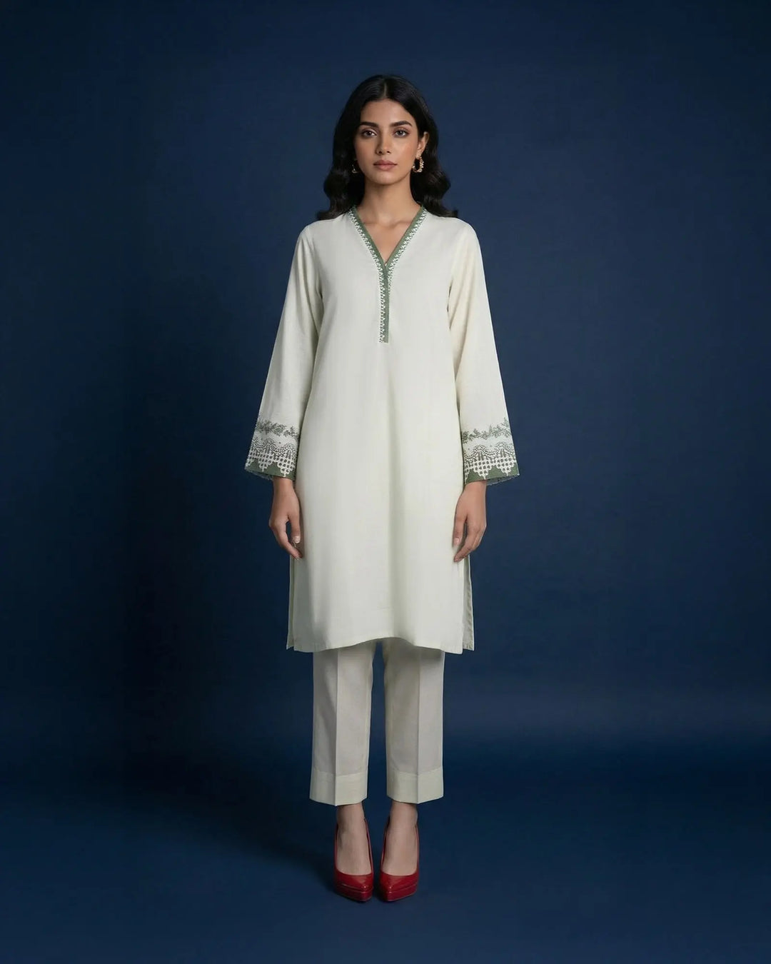 Jacquard Cotton 2PC | 17437 Sha Posh Textile