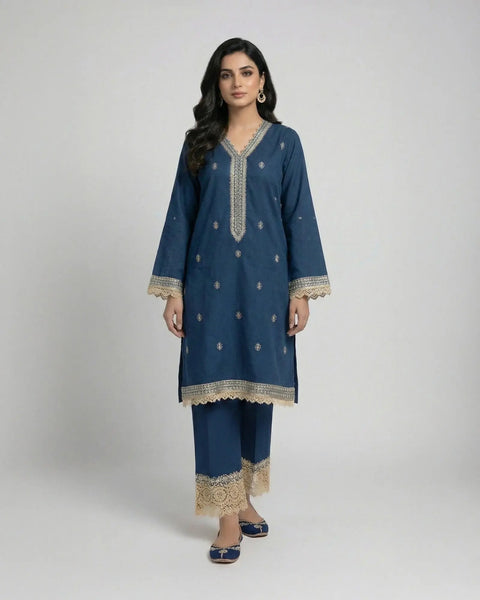 Jacquard Cotton 2PC | 17441 Sha Posh Textile