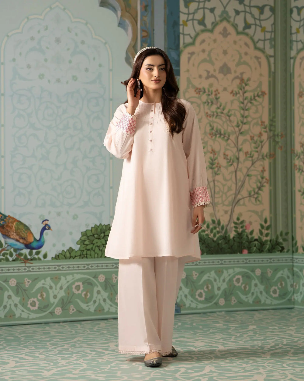 Jacquard Cotton 2PC | 17449 Sha Posh Textile