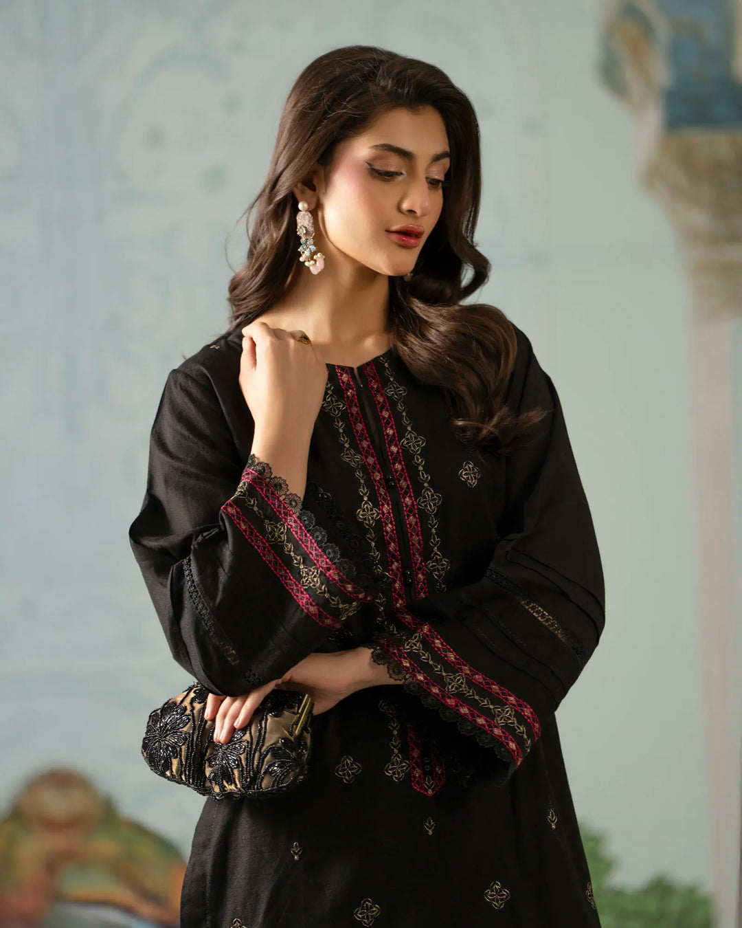 Jacquard Cotton 2PC | 17458 Sha Posh Textile