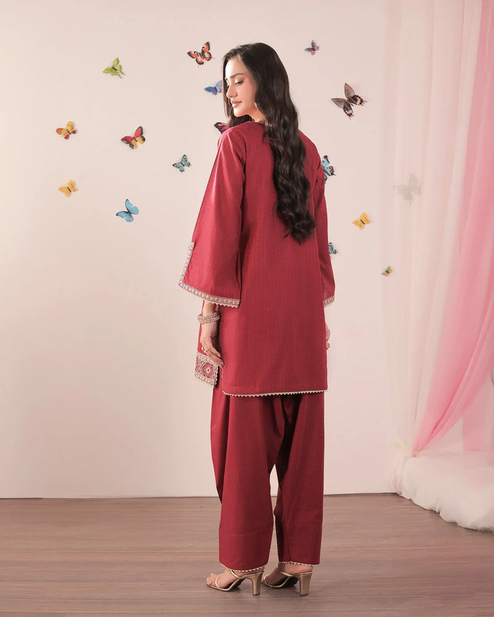 Jacquard Cotton 2PC | 17493 Sha Posh Textile