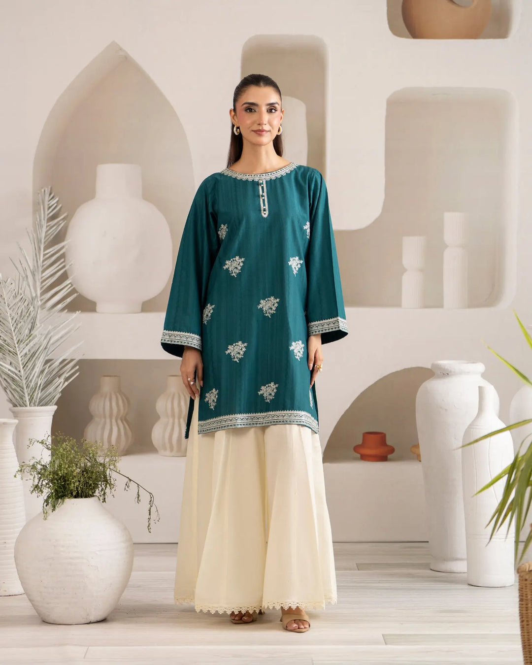 Jacquard Cotton 2PC | 17582 Sha Posh Textile