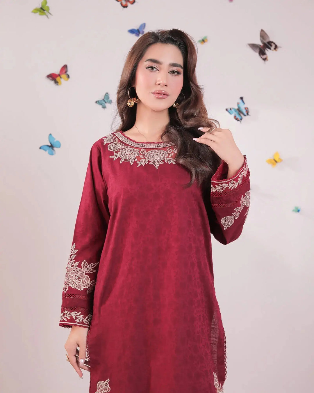 Jacquard Cotton 2PC | 4101 - Sha Posh Textile