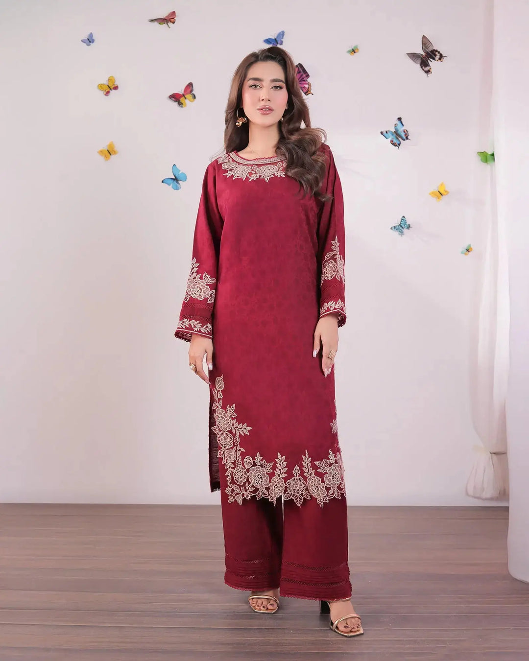 Jacquard Cotton 2PC | 4101 - Sha Posh Textile