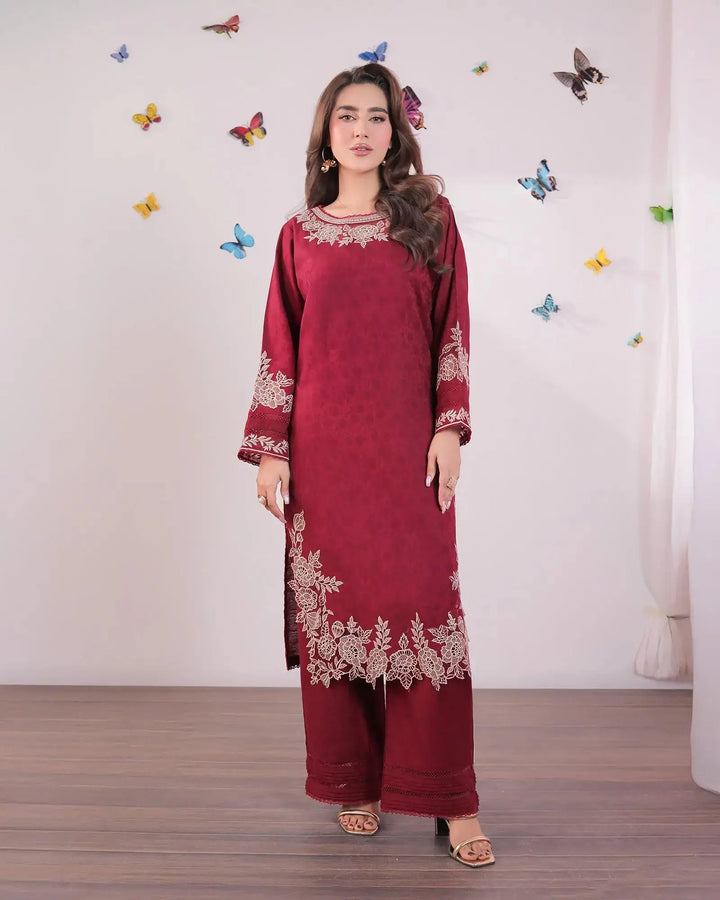 Jacquard Cotton 2PC | 4101 - Sha Posh Textile