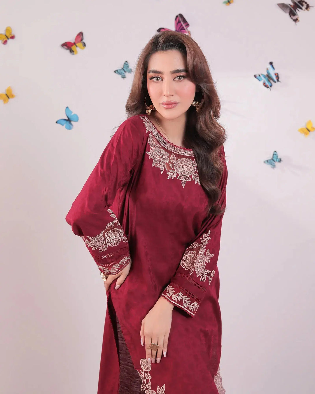 Jacquard Cotton 2PC | 4101 - Sha Posh Textile