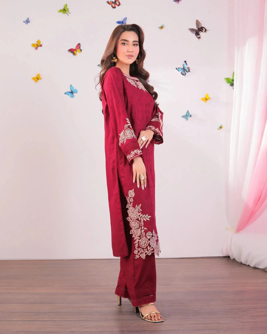 Jacquard Cotton 2PC | 4101 - Sha Posh Textile