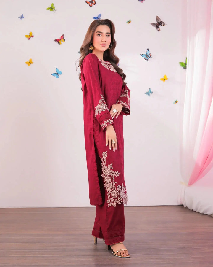 Jacquard Cotton 2PC | 4101 - Sha Posh Textile