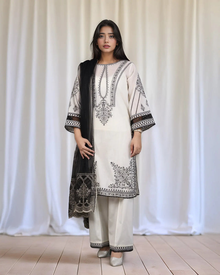 Jacquard Cotton 3PC | 1323 Sha Posh Textile