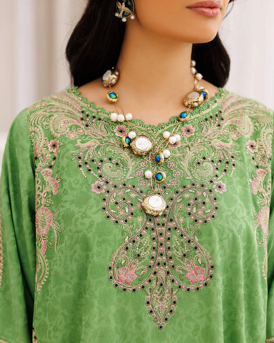 Jacquard Cotton 3PC | 17429 Sha Posh Textile