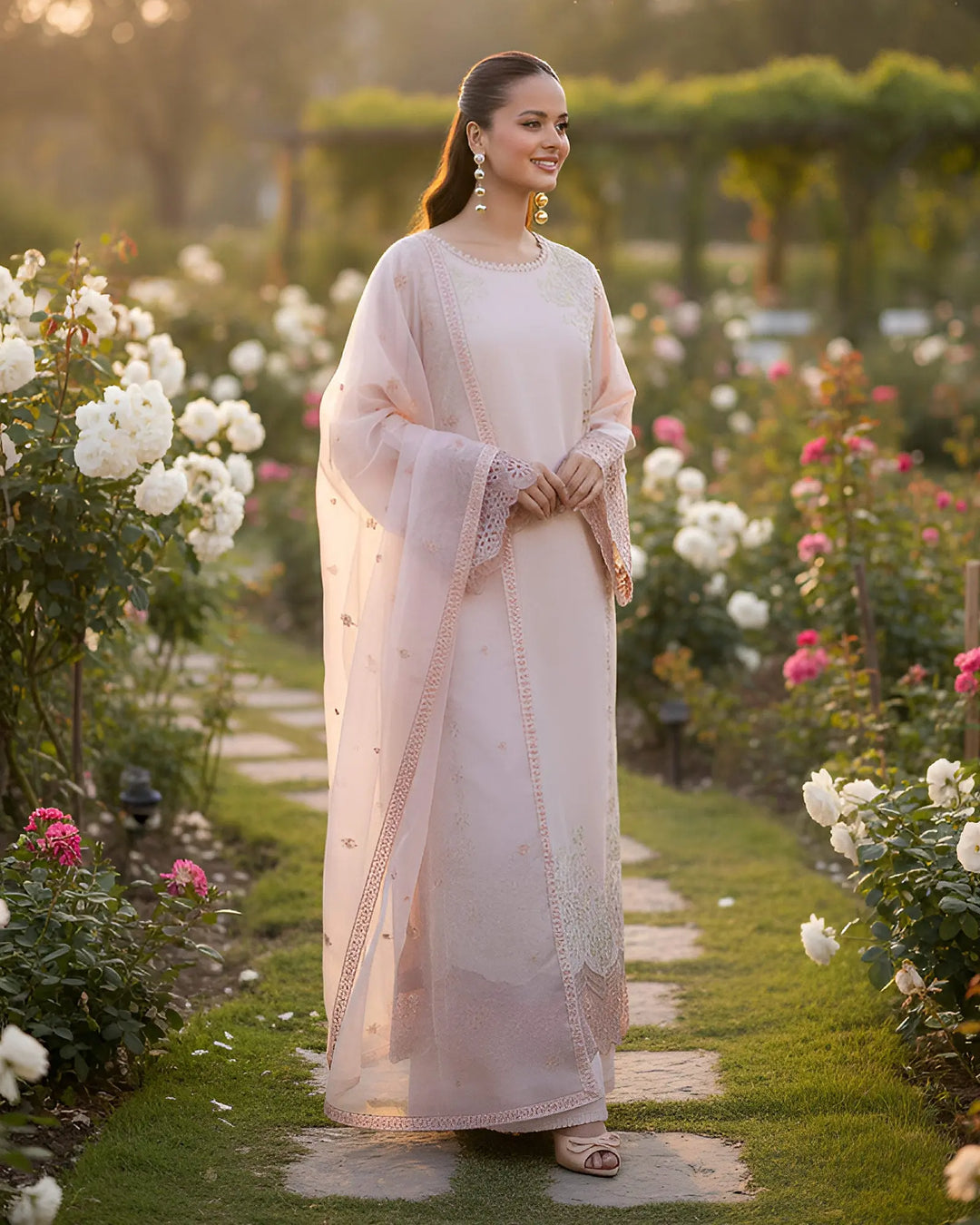 Jacquard Cotton 3PC | 17434 Sha Posh Textile