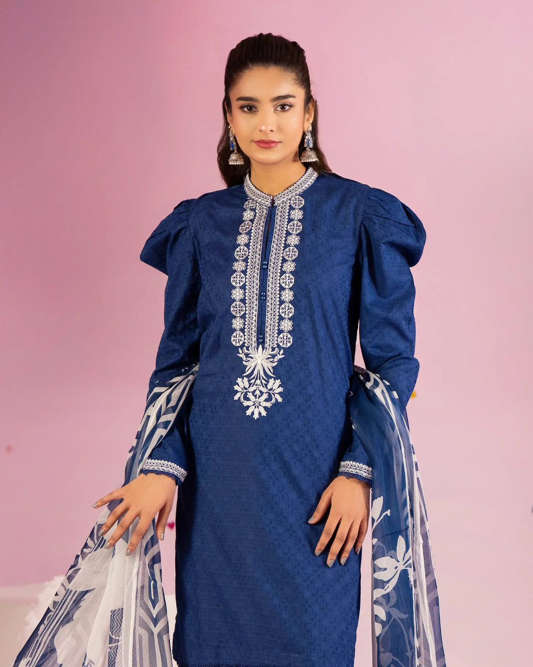 Jacquard Cotton 3PC | 17438 Sha Posh Textile