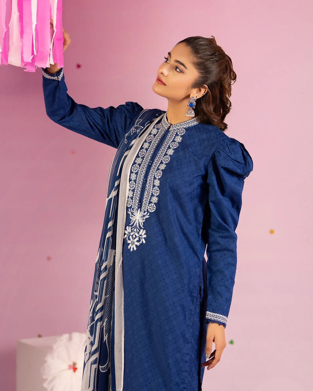 Jacquard Cotton 3PC | 17438 Sha Posh Textile