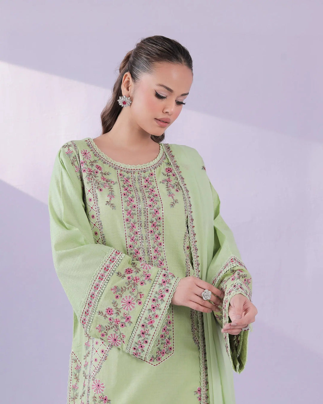Jacquard Cotton 3PC | 4102 Sha Posh Textile