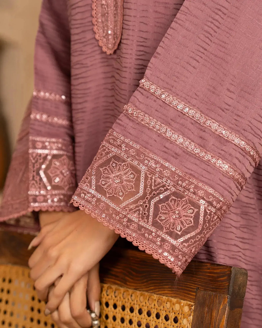 Jacquard Cotton Viscose 3PC | 17452 Sha Posh Textile