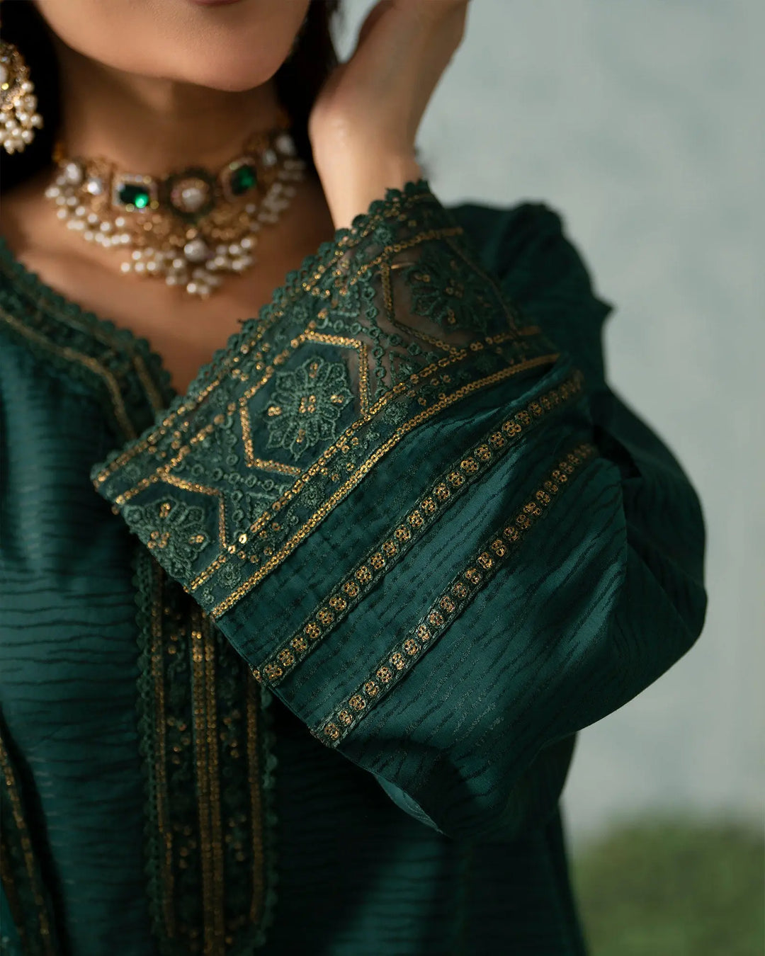 Jacquard Cotton Viscose 3PC | 17452 Sha Posh Textile