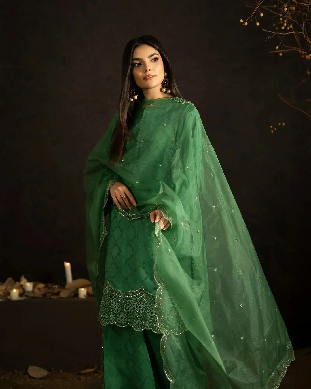 Jacquard Cotton Viscose 3PC | 17494 Sha Posh Textile