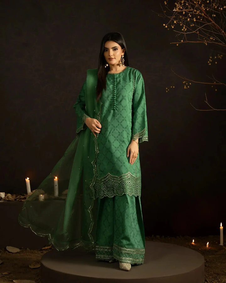 Jacquard Cotton Viscose 3PC | 17494 Sha Posh Textile