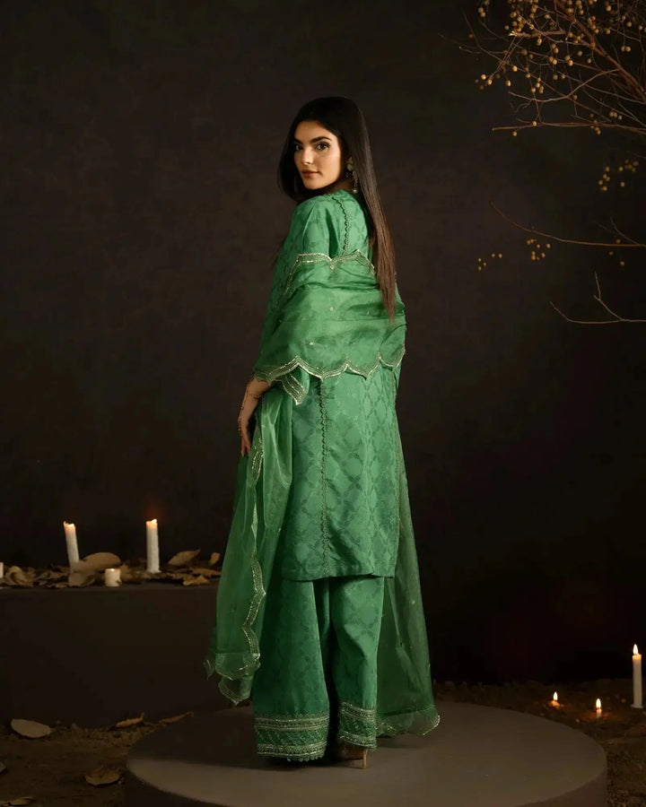 Jacquard Cotton Viscose 3PC | 17494 Sha Posh Textile