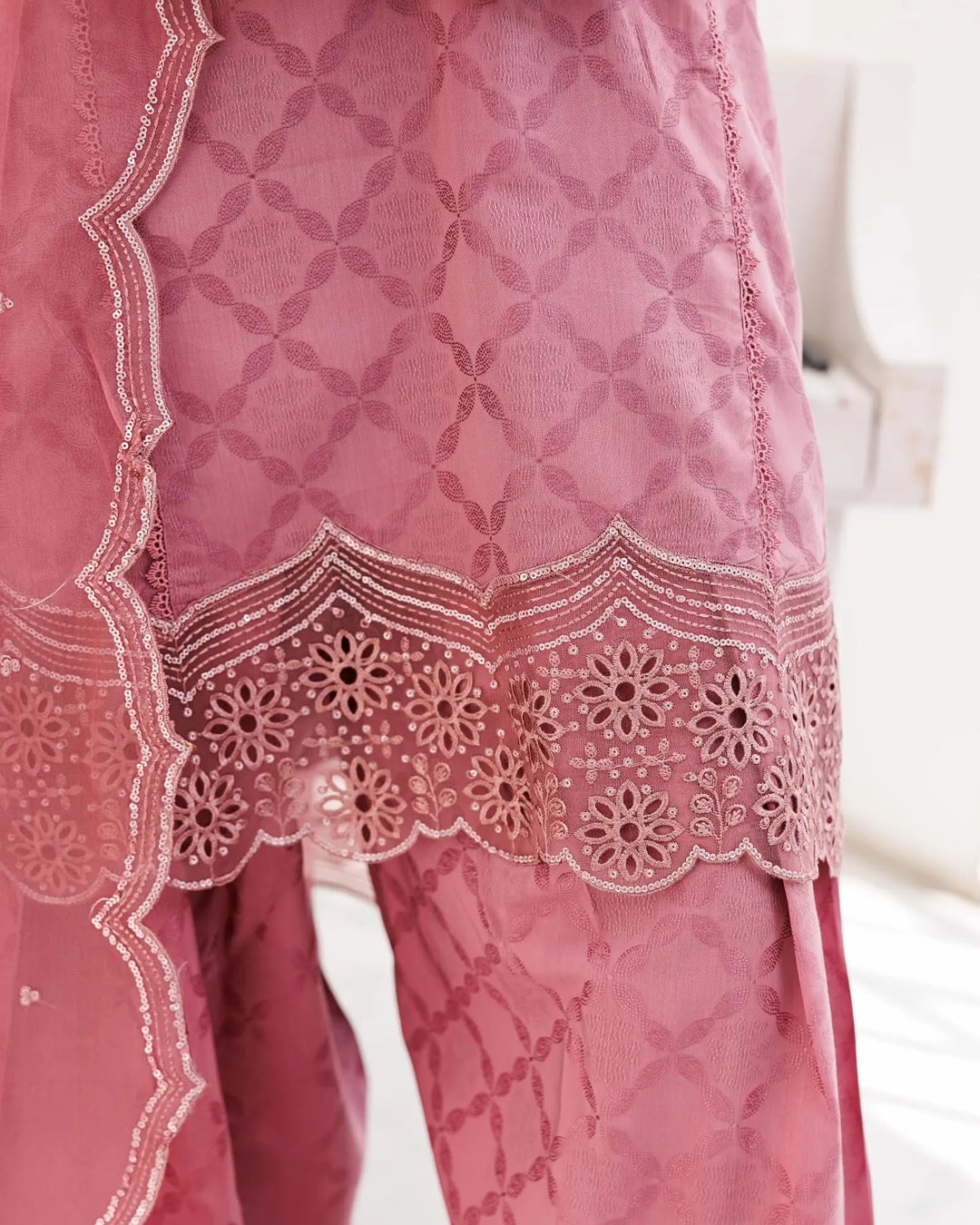 Jacquard Cotton Viscose 3PC | 17494 Sha Posh Textile