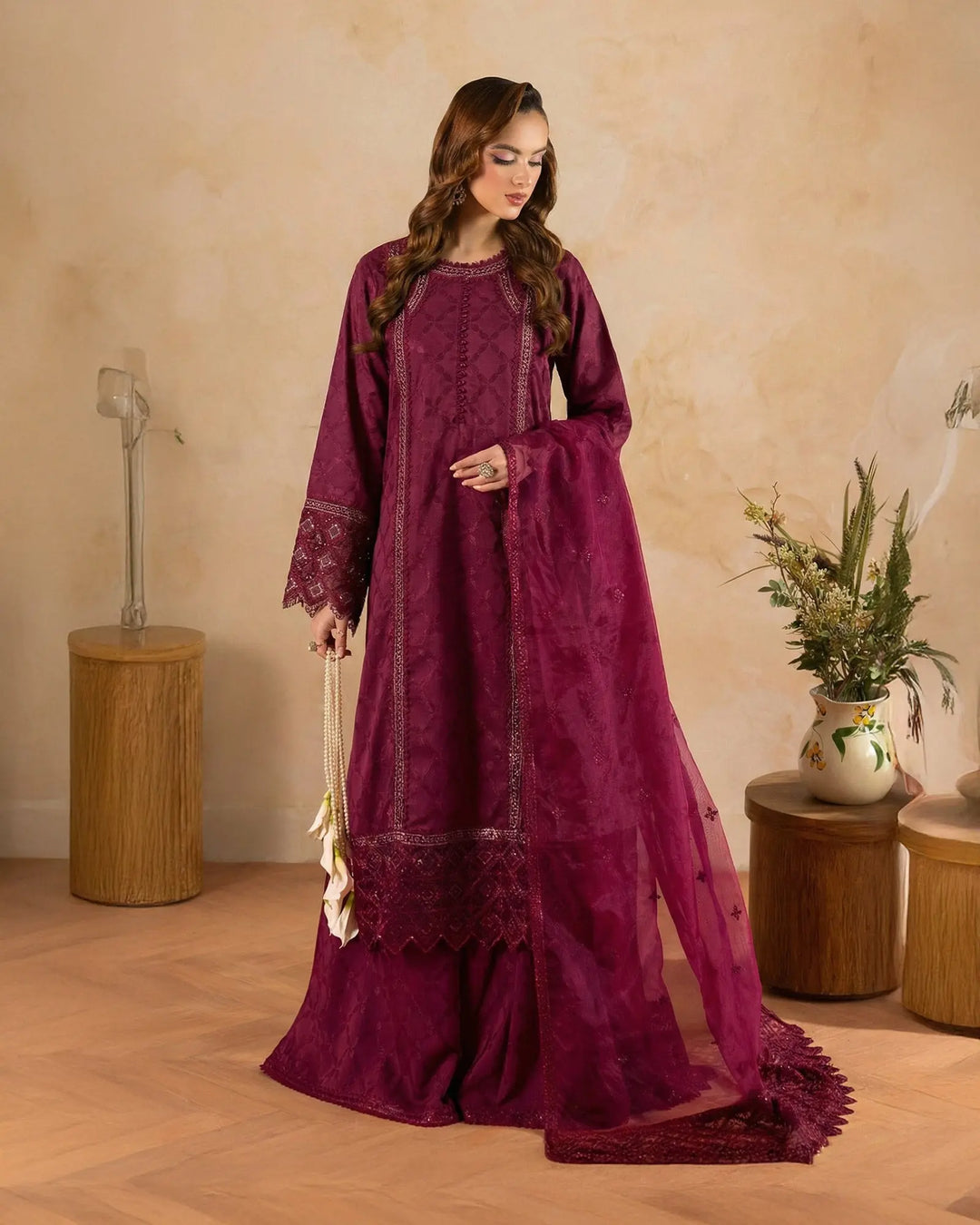 Jacquard Cotton Viscose | 17492 Sha Posh Textile