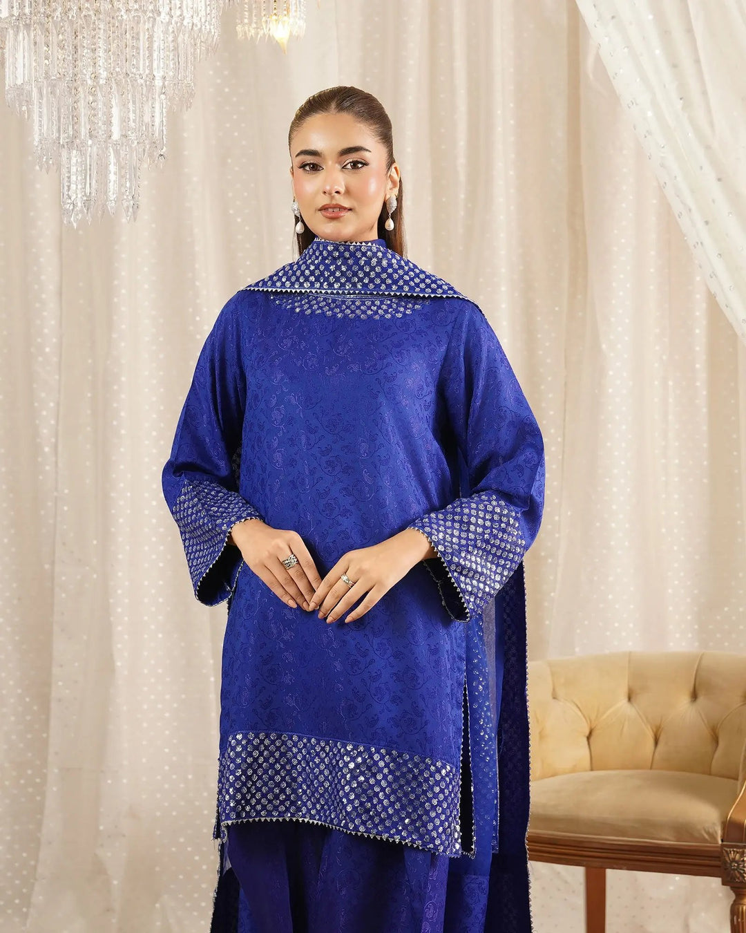 Jacquard Viscose 3PC | 1330 Sha Posh Textile