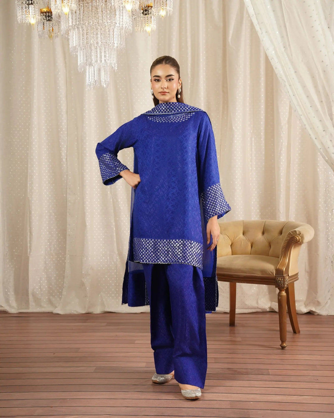 Jacquard Viscose 3PC | 1330 Sha Posh Textile