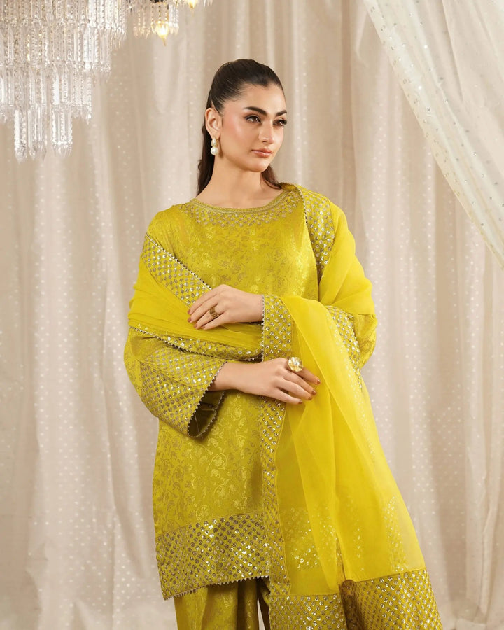 Jacquard Viscose 3PC | 1330 Sha Posh Textile