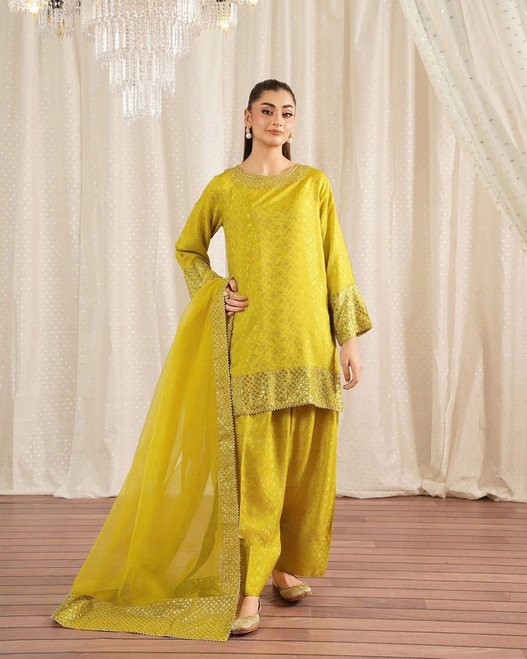 Jacquard Viscose 3PC | 1330 Sha Posh Textile