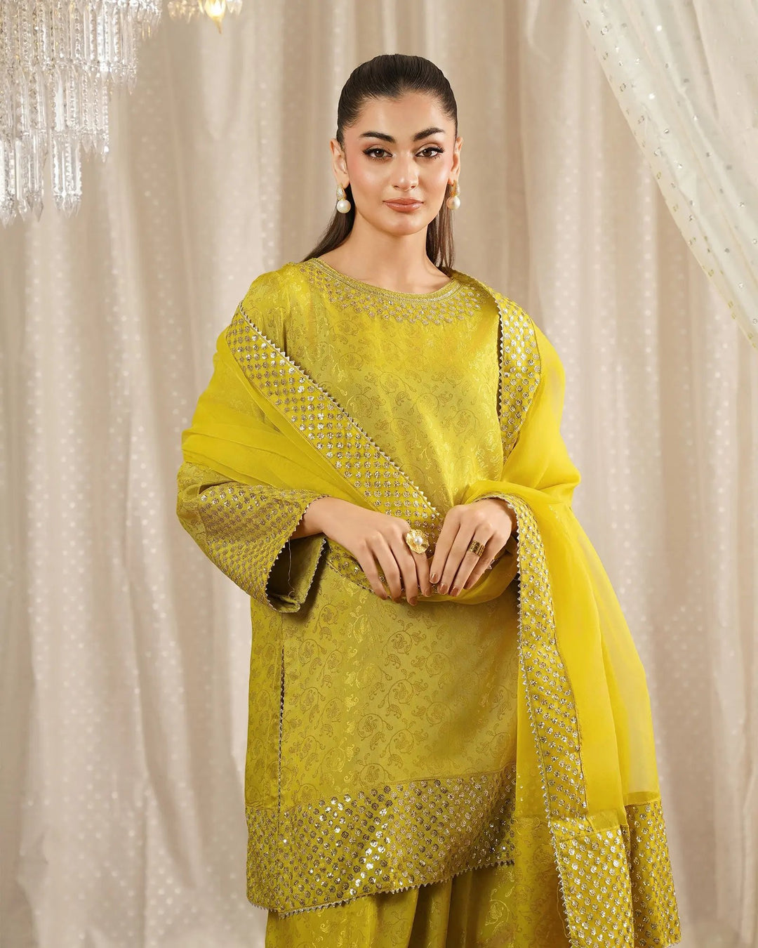 Jacquard Viscose 3PC | 1330 Sha Posh Textile