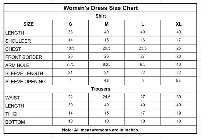 Grey Floral Printed Khaddar 2 Piece Stitched Suit for Women size chart