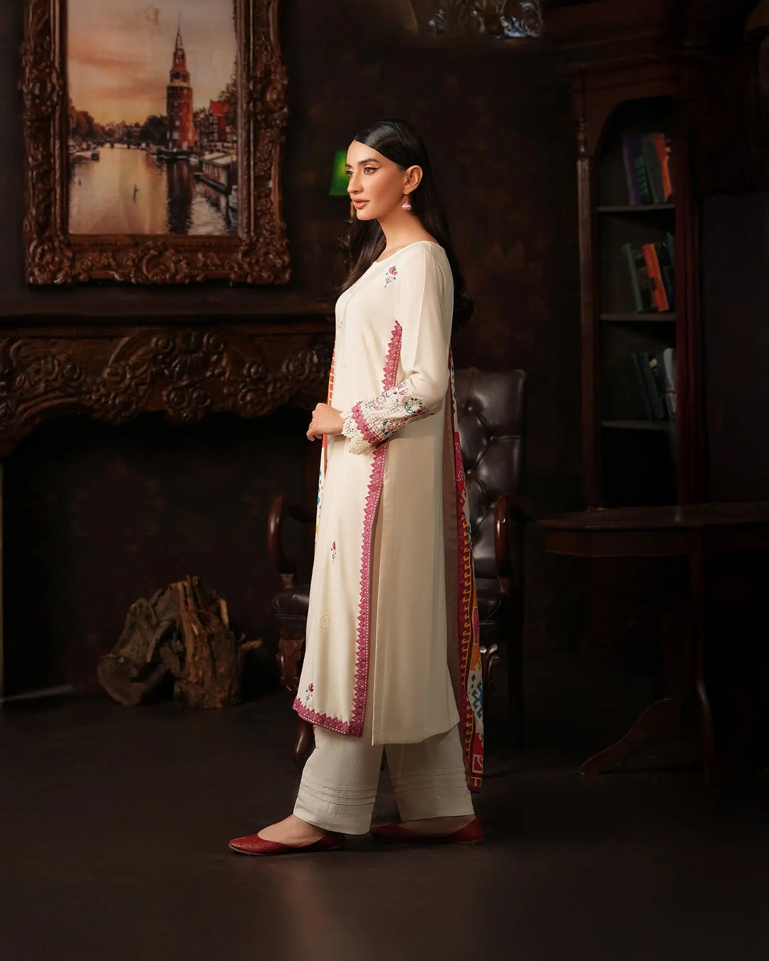Karandi Linen 3PC | 16367 Sha Posh Textile