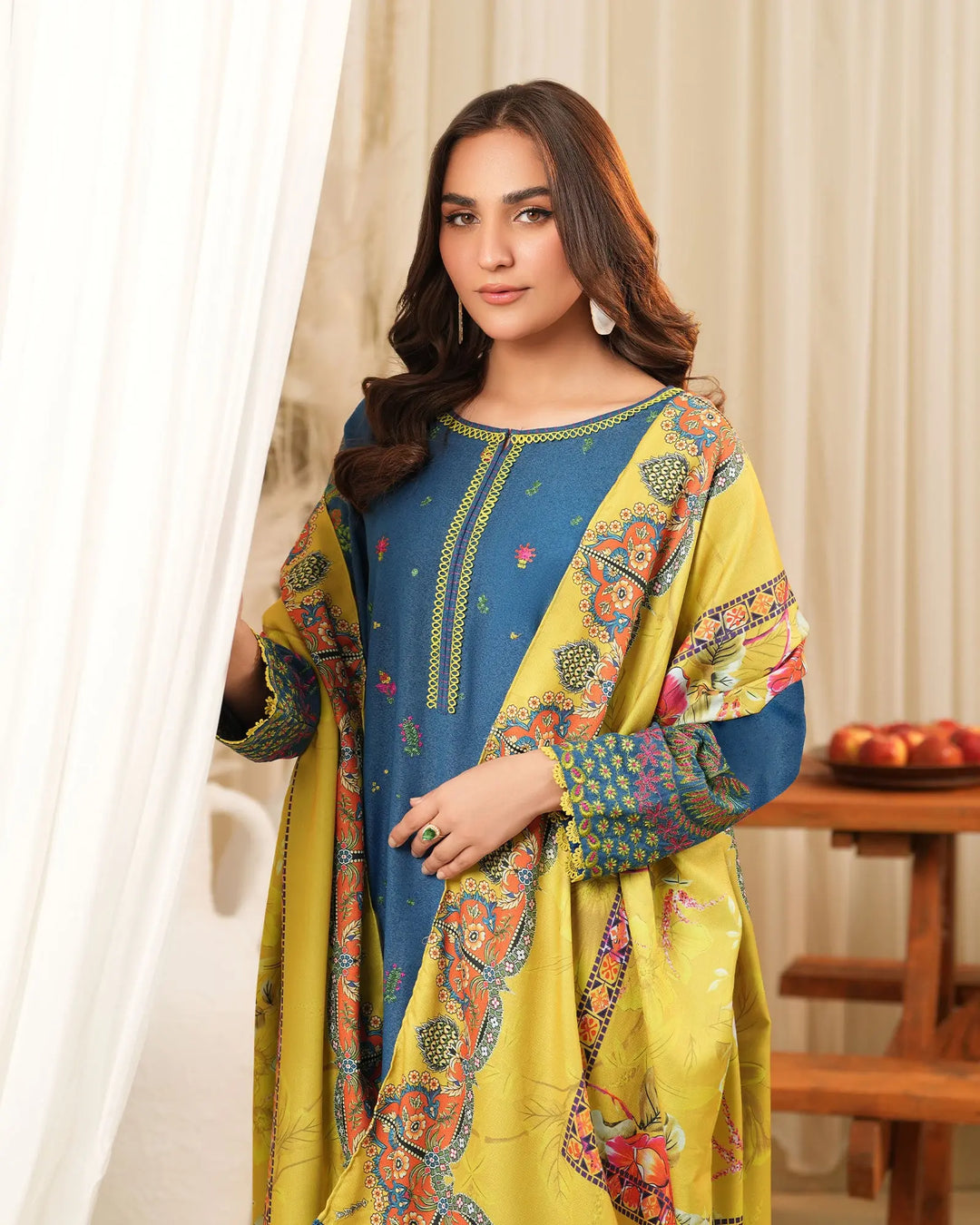 Karandi Linen 3PC | 16372 Sha Posh Textile