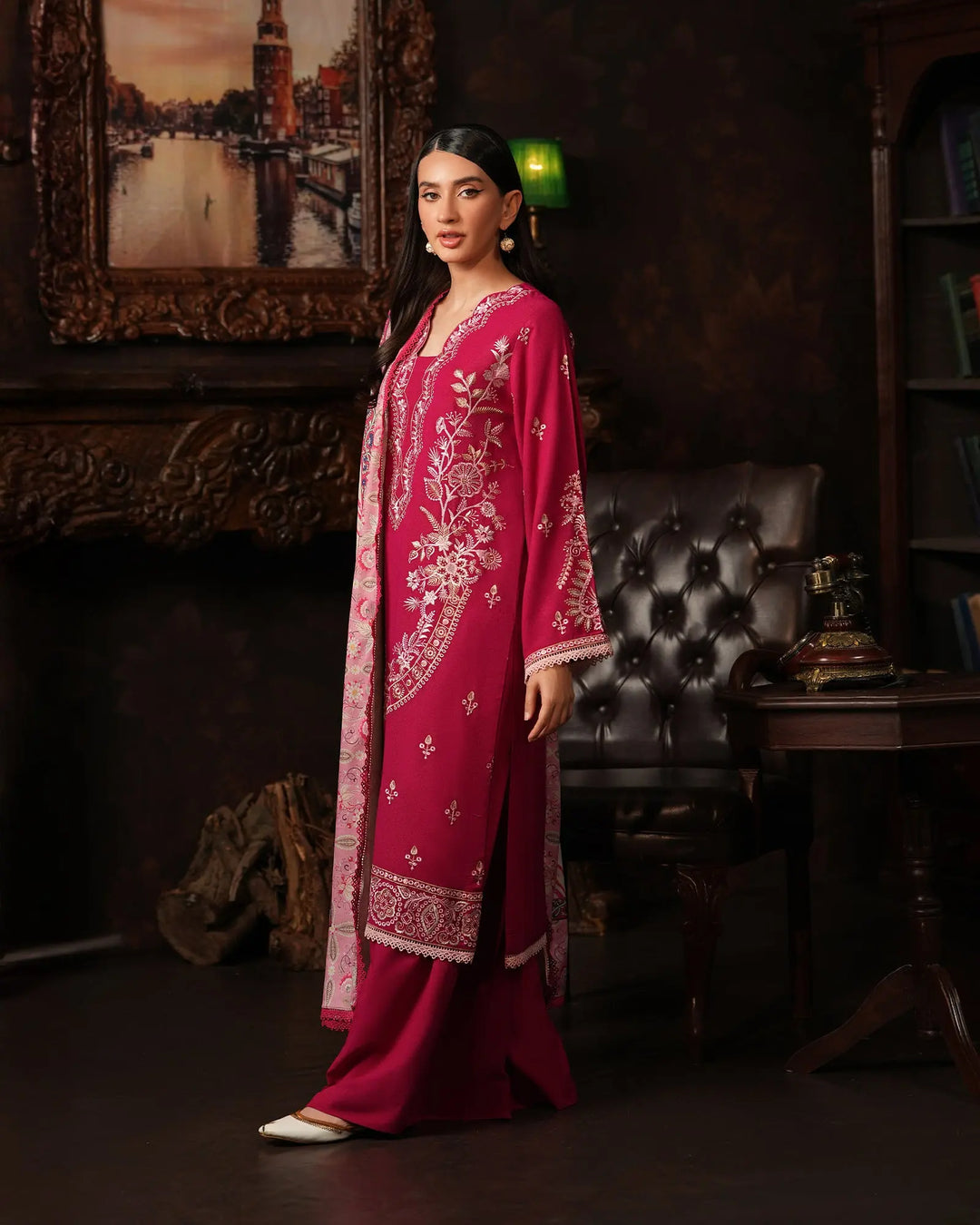 Karandi Linen 3PC | 16382 Sha Posh Textile