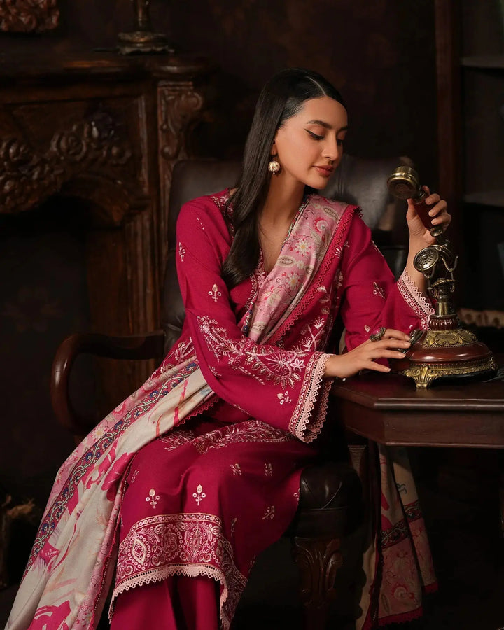 Karandi Linen 3PC | 16382 Sha Posh Textile