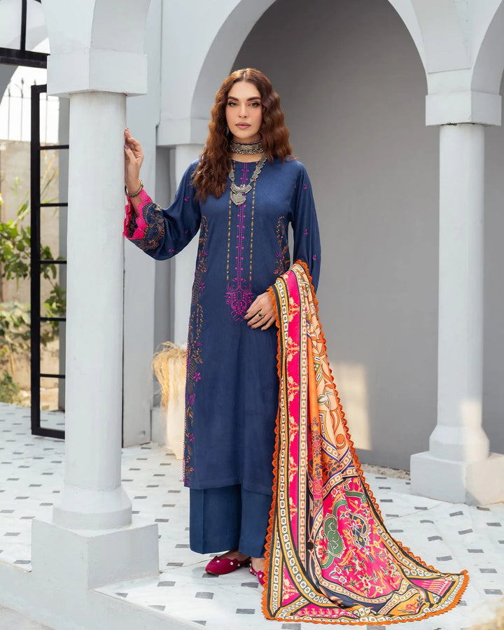 Karandi Linen 3PC | 16385 Sha Posh Textile