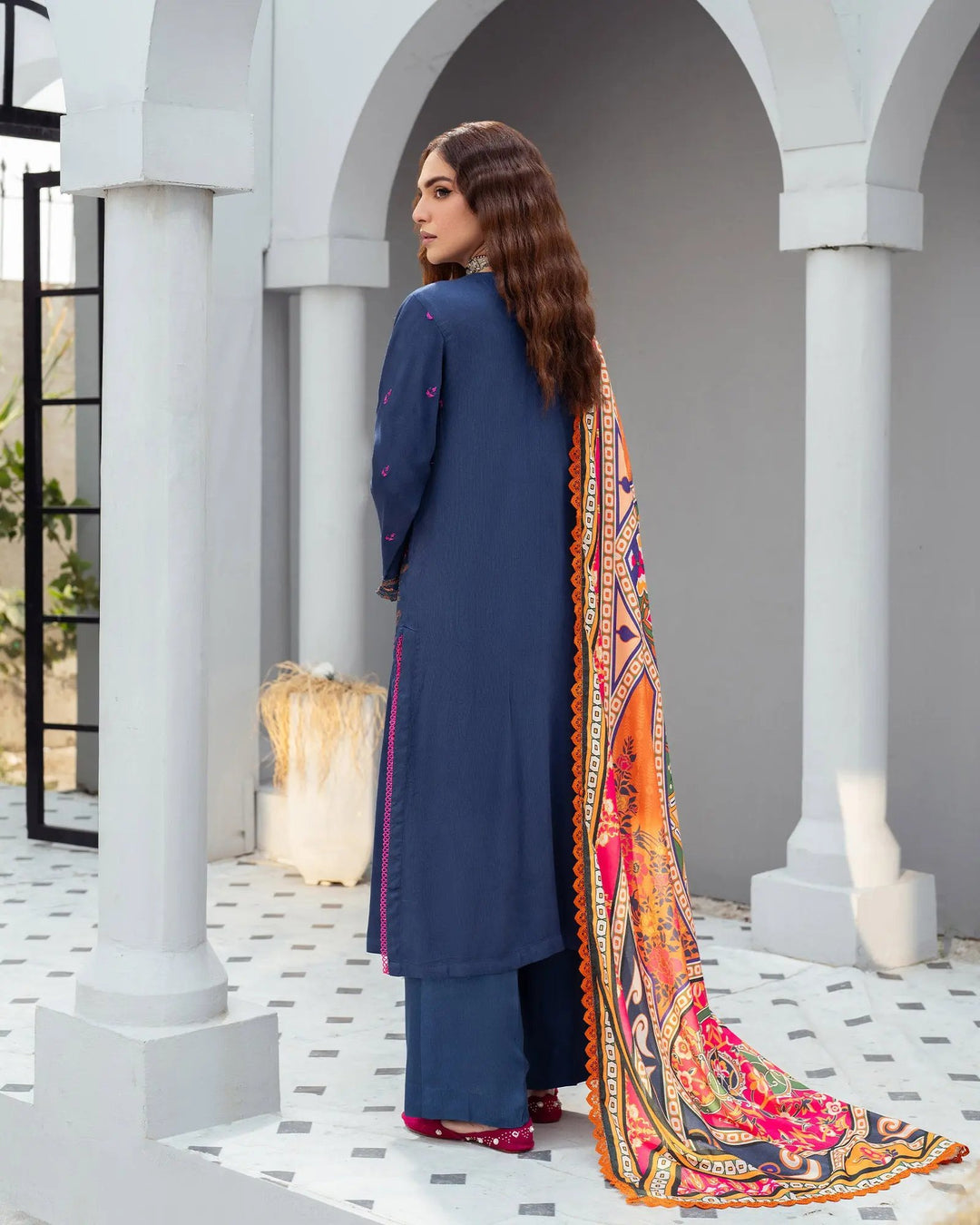 Karandi Linen 3PC | 16385 Sha Posh Textile