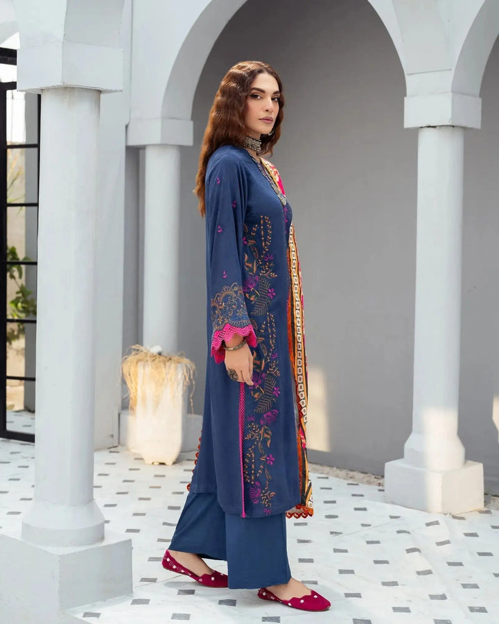 Karandi Linen 3PC | 16385 Sha Posh Textile